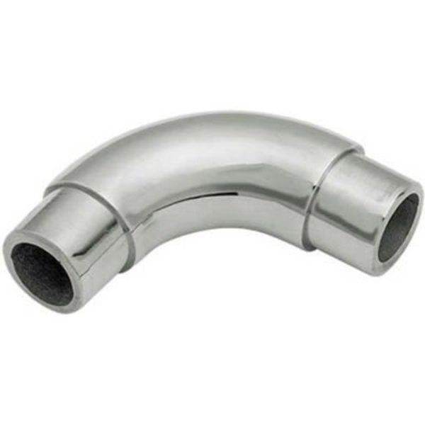 Lavi Industries Lavi Industries, Flush Elbow Fitting, Radius, for 1" Tubing, Polished Stainless Steel 40-731/1